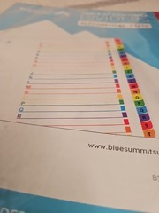 Blue Summit Supplies 15 Tab Binder Dividers For 3 Ring Binder Or Notebook, Subje