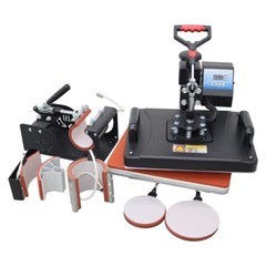 6in1 Multi-function Heat Press Machine Upgraded Multifunctional Professional Di