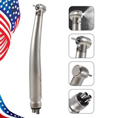 10pcs Dental Fiber Optic LED E-generator High Speed Handpiece 3 Spray 4 Hole st