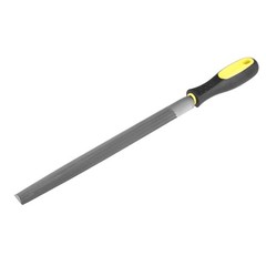 10 Inch Double Cut High Carbon Hardened Steel Half Round File Handle