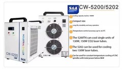 Water-Cooled Laser Engraving Machine Cooler Pyrolysis Industrial Cooling System