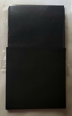 BLACK POST IT NOTES “STICKY NOTES” 3 X 3 SIZE (50 PER BOOK) 2 PADS PER ORDER.