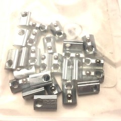 Lot of 26 Fath 102687 Roll-In T-Slot Nut, 7.7 x 4.6mm, With Spring Loaded Ball