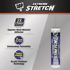 Dap Extreme Stretch 10.1 Oz. Slate Gray Acrylic Urethane Premium Elastomeric