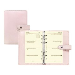 Filofax Malden Organizer Personal Size Pink Full Grain Buffalo Leather 2024