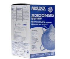 Moldex 2300 N95 Particulate Respirator Mask W/Valve 6 Boxes 60 Masks Exp 02 2024