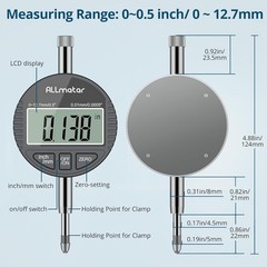 0.0005″ Digital Dial Bore Indicator 0.7″-6″ Engine Internal Cylinder Gauge Tool