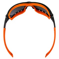 Birdz Eyewear Gasket Safety Padded Motorcycle Riding Glasses Orange w/Smoke Lens