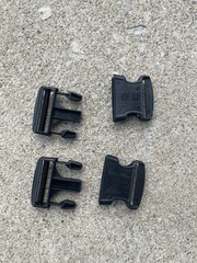 2 Sets 2″ ACW Acculoc Acetal Side Release Buckle Black CSR 2.0