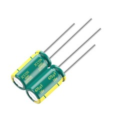 10-Pack 16V 470uF Quality Low ESR Electrolytic Capacitors 6x12mm 0.24×0.47in…
