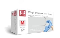 NEW Jointown Vinyl Synmax Disposable Exam Gloves Powder & Latex Free 100ct Box