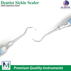 Sickle Scaler 204S Dental Hand Instruments Pro Periodontal Hygiene Pick Tool New