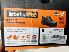 Timberland PRO Radius Composite Safety Toe Work Shoes Women’s 8M Black