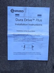 Sparks Dura-Drive Plus 5.38″ Dia x 29.53″L Conveyor Drum Motor 1680RPM 1/ IP67