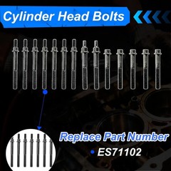 4.0 Full Head Gasket Set w/Cylinder Head Bolts Fit for Jeep Wrangler Grand Ch…