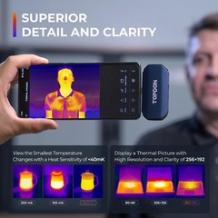 TC001 High-Resolution Thermal Camera – 9 Color Palettes for Enhanced Clarity