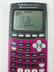 Texas Instruments TI-84 Plus Silver Edition Pink Graphing Calculator with Cover