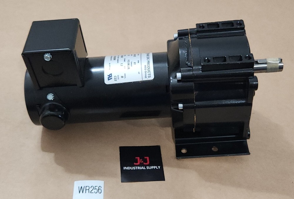 *NEW* Rae Corporation 3130298 DC Motor 90Vdc 61Rpm 1.5A 113 In.Lb TENV +Warranty