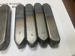 CH Hanson Individual HD 1/2″ Steel Stamp, See Specifics For Availability