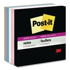 Post-it Notes Super Sticky 7100332298 3″ x 3″ Pads in Simply Serene Colors New