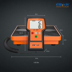 Elitech 4-in-1 HVAC Tool Kit with 3CFM Vacuum Pump, Gauge, Leak Detector, Scale