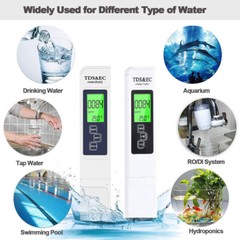 4-in-1 Digital Water Tester TDS EC Temperature Meter 0-9990PPM For Water Purity