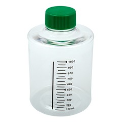 CELLTREAT Non-TCT Roller Bottle,1000mL, Non-Vent Cap, 24/Case, Sterile, #229582E