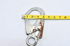 2 Columbus McKinnon Safety Locking Ladder Snap Hook Steel Proof Tested 3,600lb