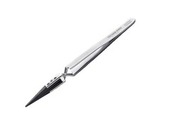 Techni-Pro 758TW2000 – 4.9′ ESD Plastic Tip Tweezers, Reverse, Style 2A, Carbon