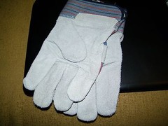 Diamondback Leather Palm Work Gloves Size L 934-9507 NWT