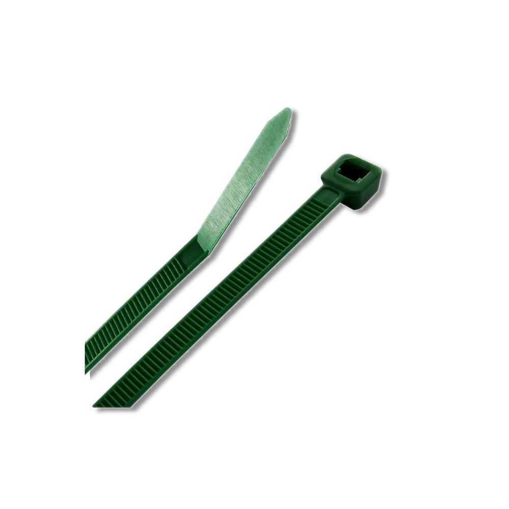 Steel Grip 8 in L Green Cable Tie 100 pk 75S-200-8-GNC