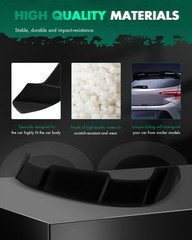 Rear Window Roof Top Spoiler Lip Wing Gloss Black for 2019-2023 Hatchback