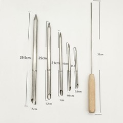 6 Size Rope Splicing Tool Kit With Lacing Needle For Easy Rope Connection