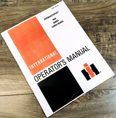 International 900 Series 943 944 954 963 964 983 Corn Header Operators Manual