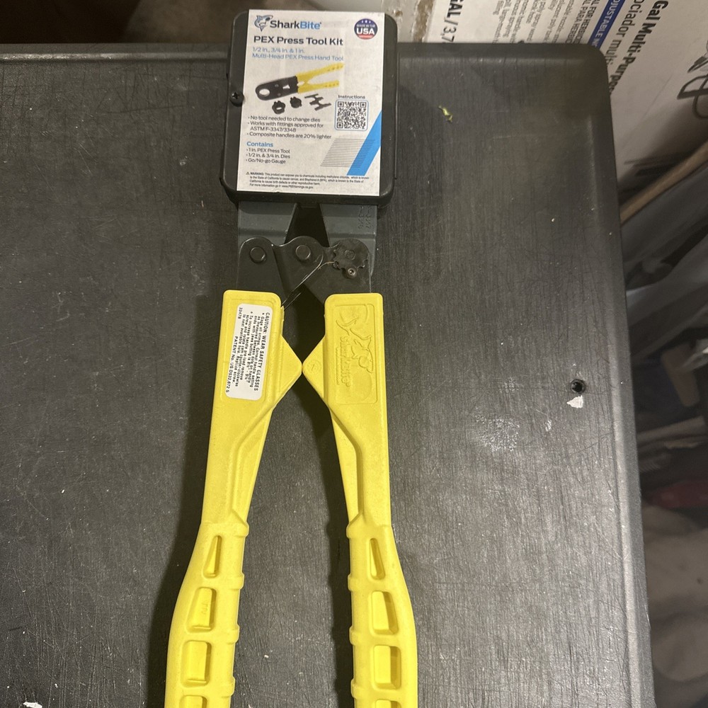 SharkBite 33478 PEX PressToolKit 1/2 3/4 1” Multitool Head ASTM F-3347/3348(503)