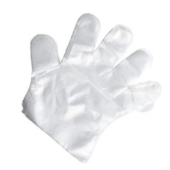 100pcs Disposable Plastic PE Gloves for Kitchen Cooking Cleaning Food Prep New