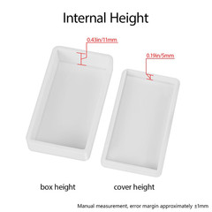 Project Box 5 Pieces ABS Plastic Electrical Project Case Small Junctio