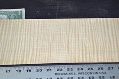 Curly Maple Raw Wood Veneer Sheet 5.5 x 31 inches 1/42nd 4666-43