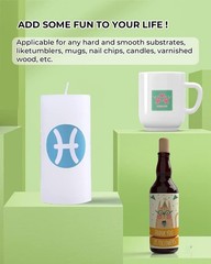 KOALA Matte Waterslide Decal Paper for INKJET & LASER Printers, No Need Spray…