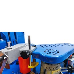 Woodworking Edge Bander for Curve Straight Line Edge Banding W/Dust Device,Stand