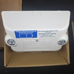 Commercial LED Emergency Light. 2 LED Lamps. HUBBELL Dual lite EVHC61DP-WM (EGM)