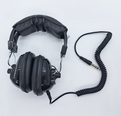 White’s Electronics, Metal Detector Headphones, Adjustable Volume, Large Plug