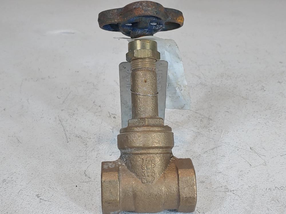 Lot of (3) Nibco T-131 3/4″ 150# Threaded Gate Valve NL1C008