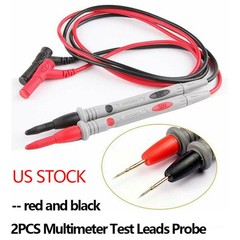 2pcs/set 1000V Digital Multimeter Test Leads Probe Kit 20A Wire Cable Set