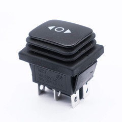 Mxuteuk 3Pcs Waterproof Momentary Rocker Switch (On)/Off/(On), DC 12V 10A Toggle
