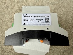 VeriVolt ISOBLOCK I-FG-4C IFG4C Monitor Current/Voltage Transducer 15A 10V -NEW-