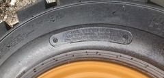 4-12X16.5 HD FOAM FILLED Skid Steer Tires-Wheels/Rims for Case-12-16.5-NO FLAT