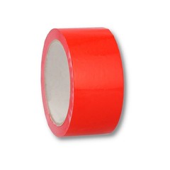 Premium Adhesive Tapes Red Color Packing Tape 2″ x 55 Yards 2 Mil – 12 Rolls