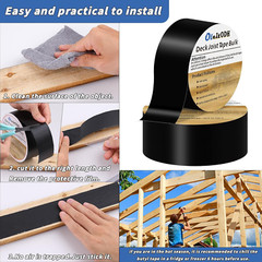 10 Rolls Joist Tape Decks Bulk Flashing Tape for Decking 2 Inch X 50′ Weatherpro