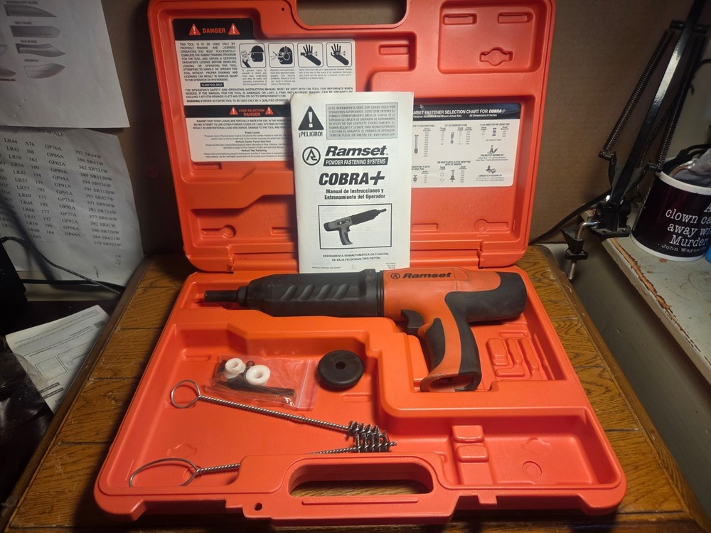 Ramset 16942 Cobra+ 0.27 Caliber Semi-Automatic Powder-Actuated Tool
